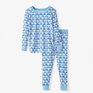 Little Sleepies Blue Rainbows Two-Piece Pajama Set